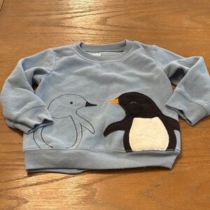 Carter's Blue Penguin Sweatshirt for Kids